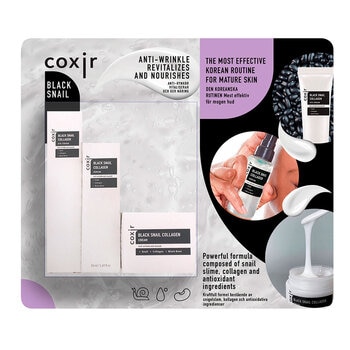 Coxir Korean Black Snail Collagen Facial Set