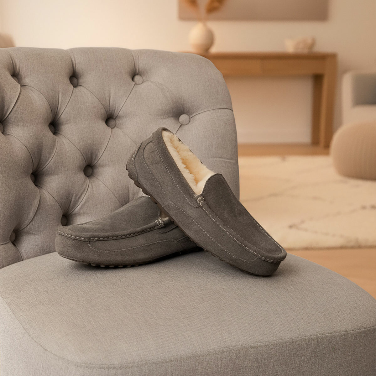 Bowron Men's Moccasin Slippers