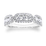 1.09ctw Round Brilliant Cut Diamond Ring, 18ct White Gold