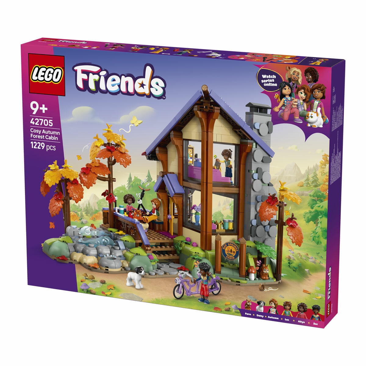 LEGO Friends Cozy Fall Forest Cabin - Model 42705 (9+ Years) LEGO Friends Cozy Fall Forest Cabin - Model 42705 (9+ Years)