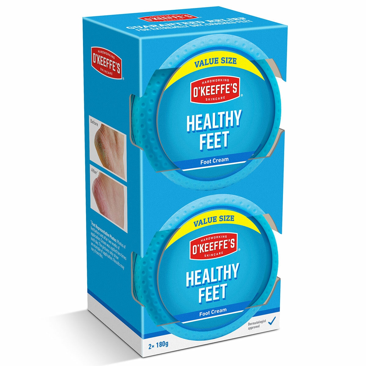 O'Keeffe's Healthy Feet Original, 2 x 180ml O'Keeffe's Healthy Feet Original, 2 x 180ml
