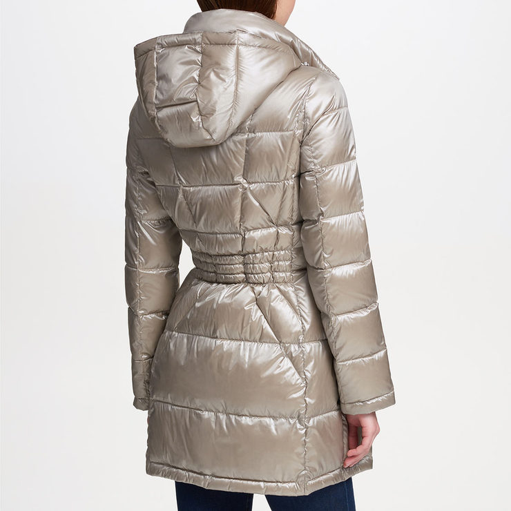 Andrew Marc Women's Long Packable Jacket in Thistle | Costco UK