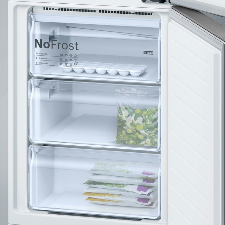 Bosch KGN39VL35G, Fridge Freezer A++ Rating in Inox Costco UK