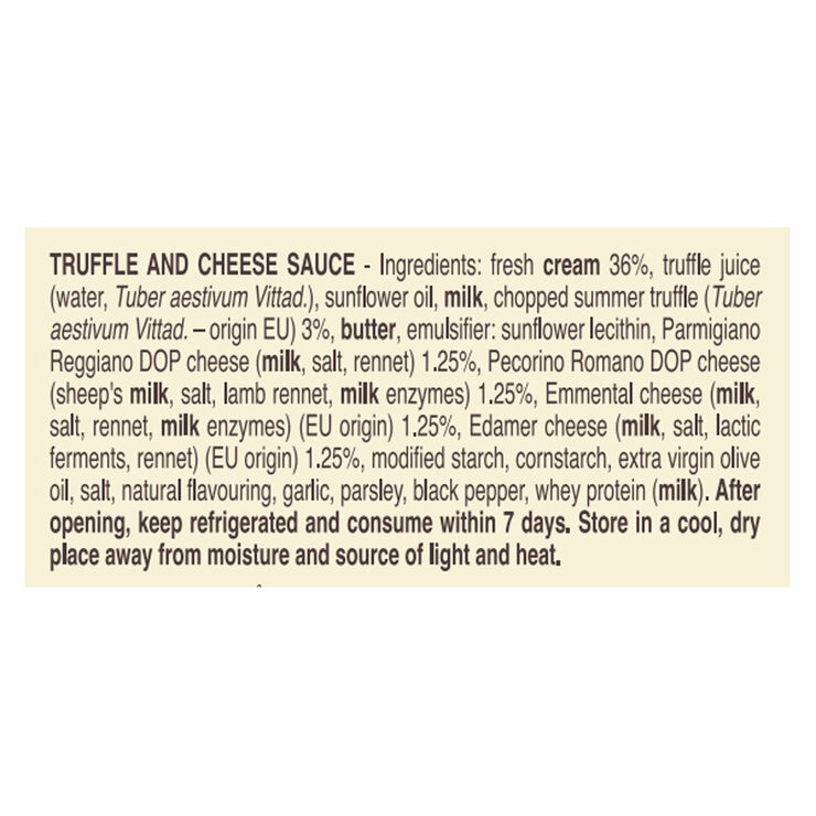 Tartufi Jimmy Truffle & Cheese Pasta Sauce, 2 x 500g