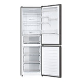 Haier Series 3, HDW3618DNPD Fridge Freezer, D Rated in Platinum Inox