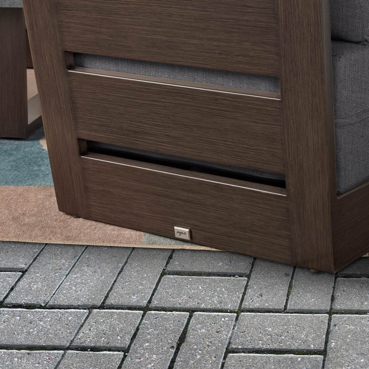Agio Bentley 4 Piece Deep Seating Patio Set + Cover