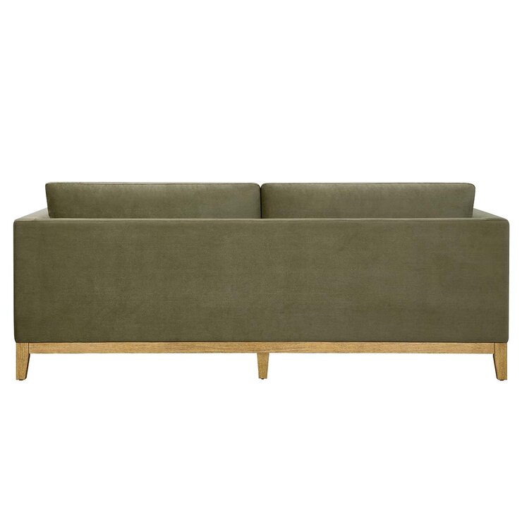 Thomasville Mokena Green Fabric 2 Seater Sofa with Storage Seats Thomasville Mokena Green Fabric 2 Seater Sofa with Storage Seats