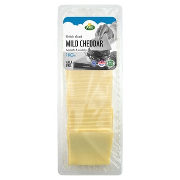 Arla Professional Mild Cheddar Slices, 1kg