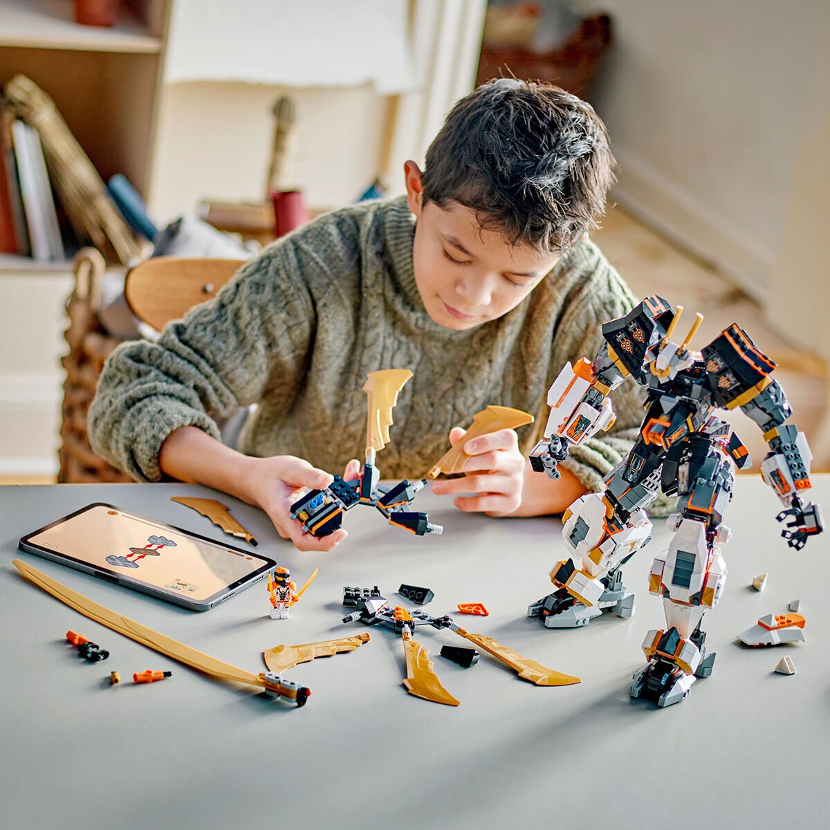 Lego Ninjago Cole's Titan Dragon March Lifestyle Image