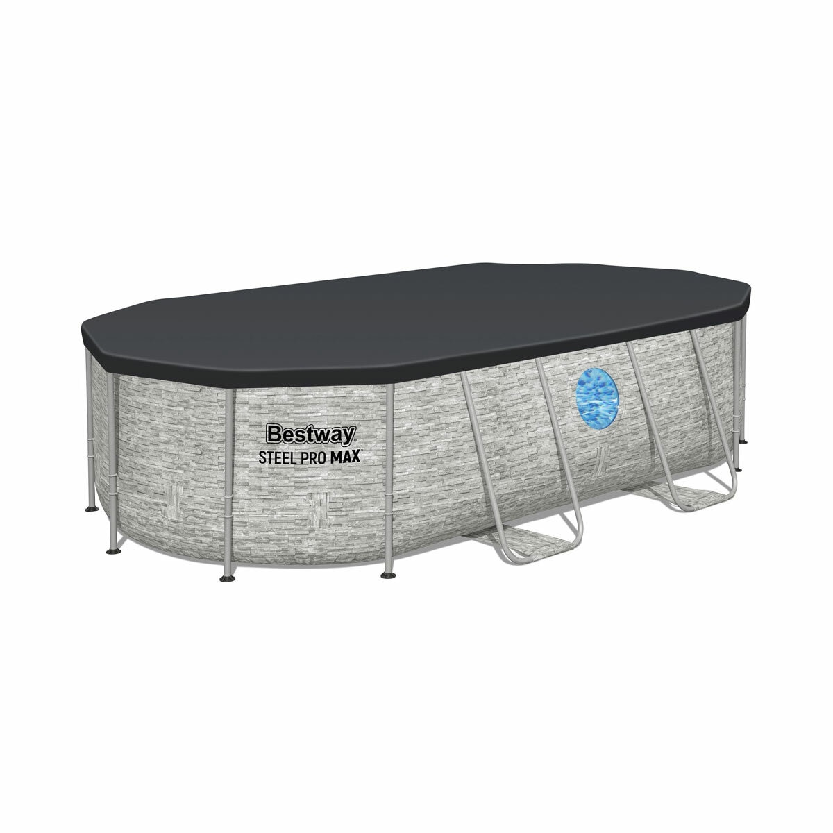 14ft x 8'2'' x 39.5'' Splashview Pool Set Oval 14ft x 8'2'' x 39.5'' Splashview Pool Set Oval