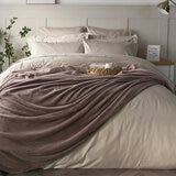 Belledorm 600 Thread Count Cotton Taupe Duvet Cover Set in 3 Sizes