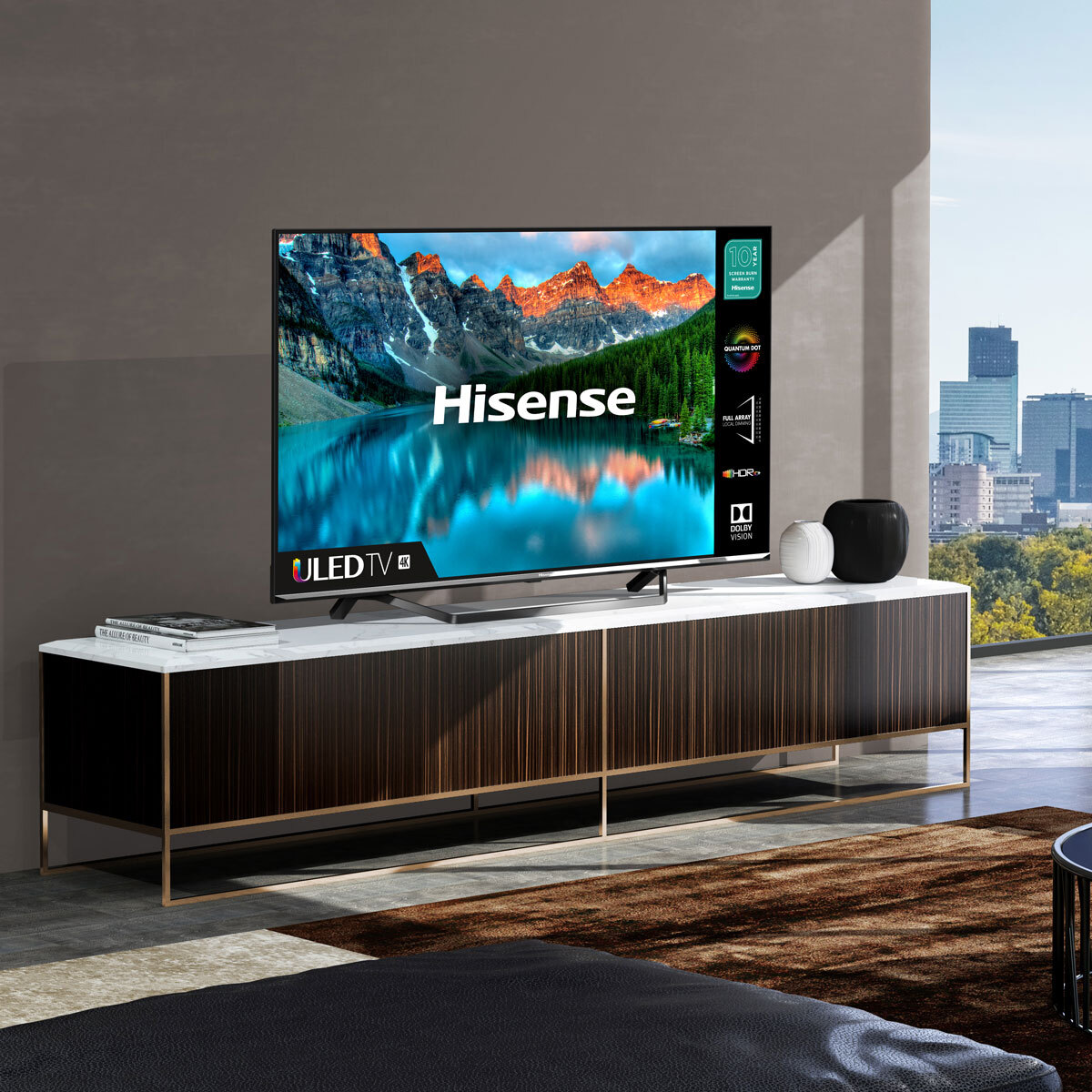 Hisense H55u7qftuk 55 Inch Qled 4k Ultra Hd Smart Tv Costco Uk