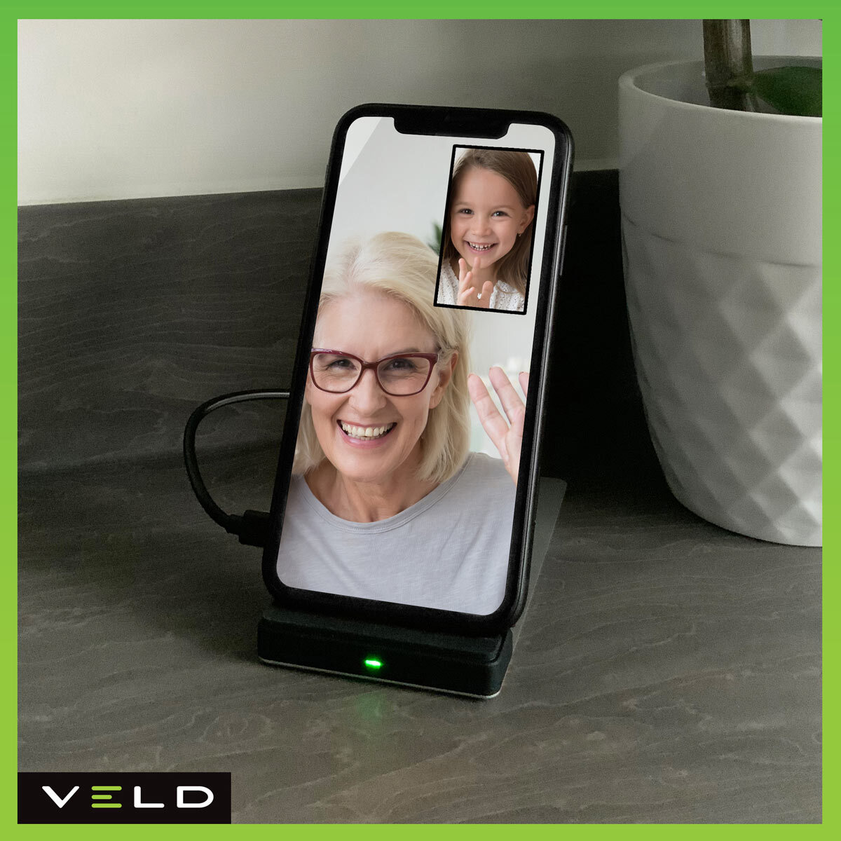 Buy Veld Wireless Charging Stand with Super Fast USB Wall Charger at Costco.co.uk