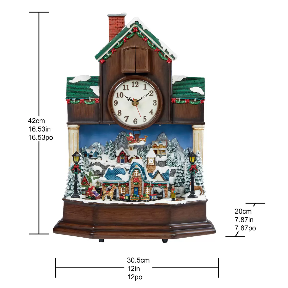 Buy Musical Cuckoo Clock Dimensions Image at Costco.co.uk