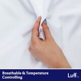 Luff 700 Thread Count 100% Organic Bamboo Pillowcases 2 Pack White 3