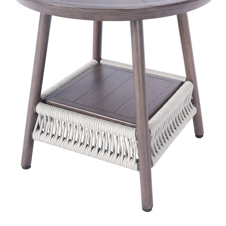 Helmsdale 3 Piece Woven Bistro Patio Set + Cover