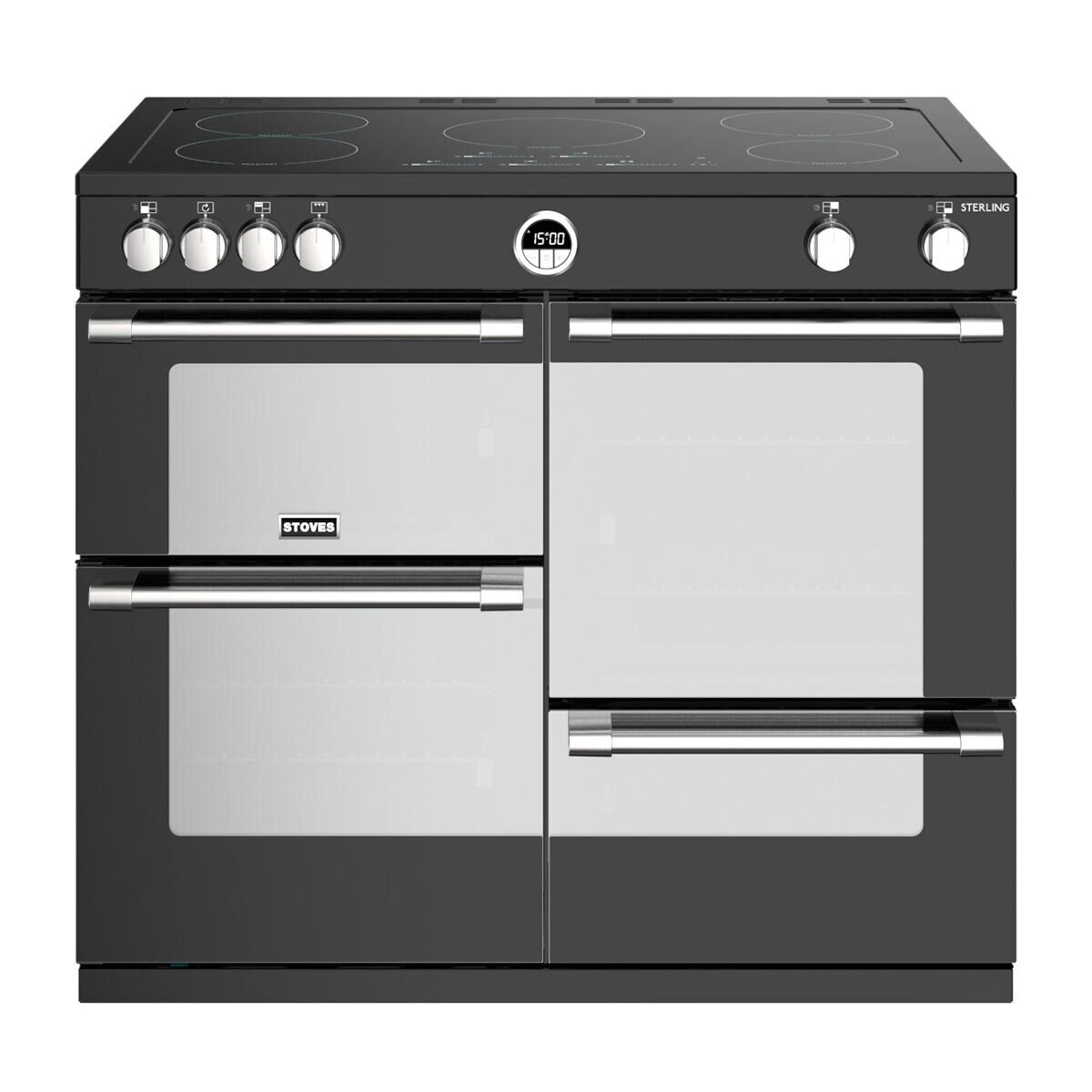 Stoves Sterling S1100Ei, Induction Range Cooker A Rated in 2 Colours
