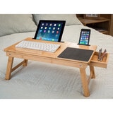 BirdRock Home Multi-Tasking Wooden Lap Tray