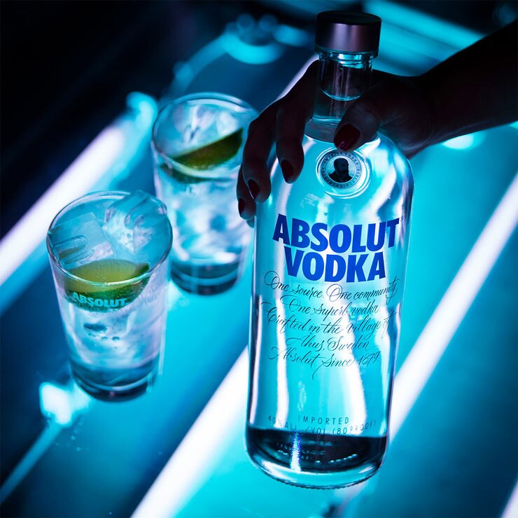 Absolut Original Swedish Vodka, 6 x 1L Costco UK