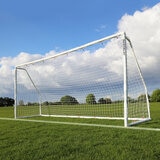 Lifestyle image of the Quickplay Q-Fold Match 16ft x 7ft Folding Football Goal