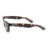 Ray-Ban New Wayfarer Tortoise Shell Sunglasses with Green Lenses RB 2132 902