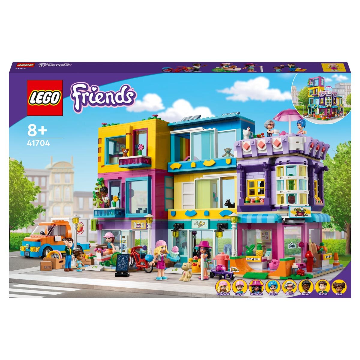 LEGO Friends Main Street Building - Model 41704 (8+ Years)