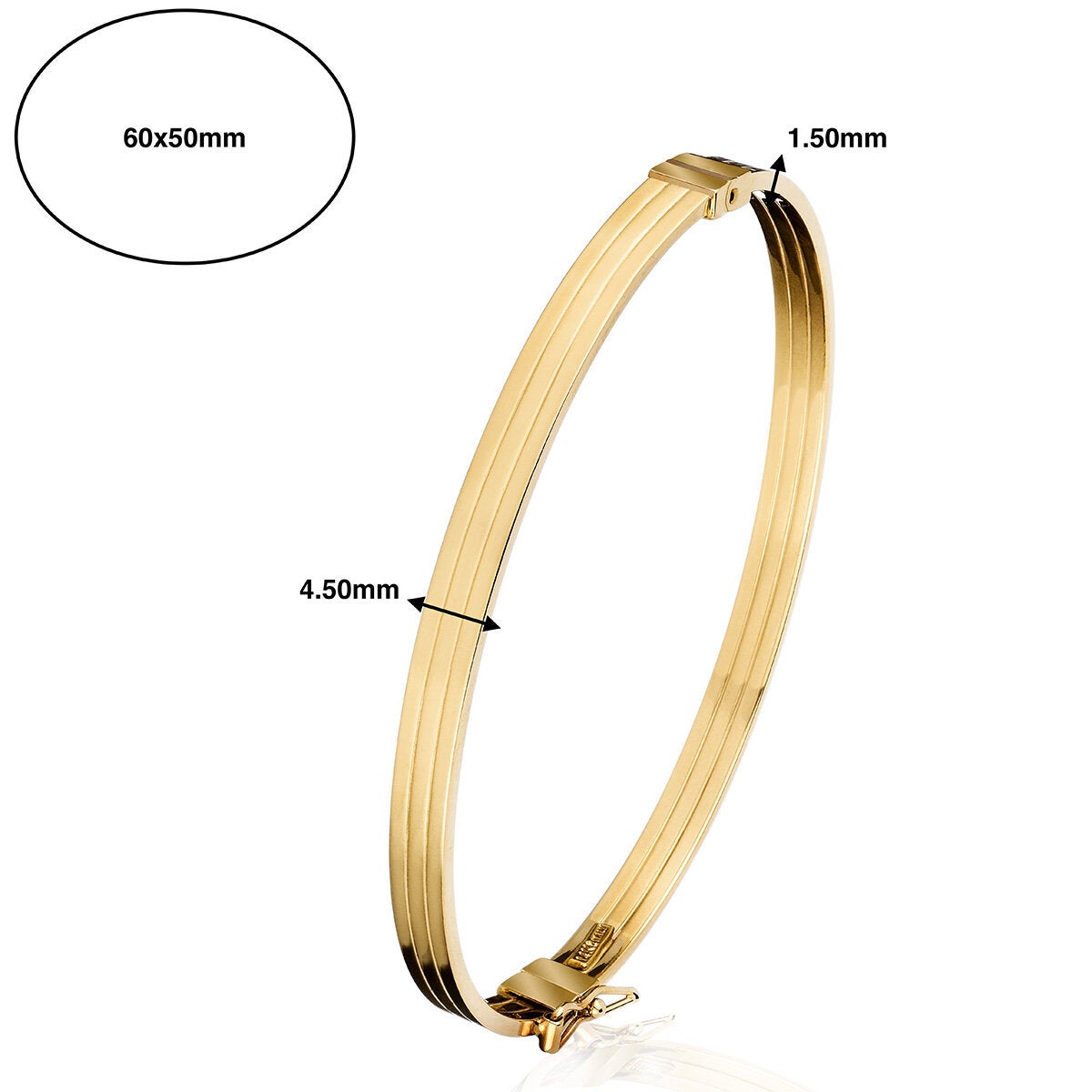 14ct Yellow Gold Fancy Bangle 14ct Yellow Gold Fancy Bangle