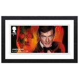 James bond Framed Stamp