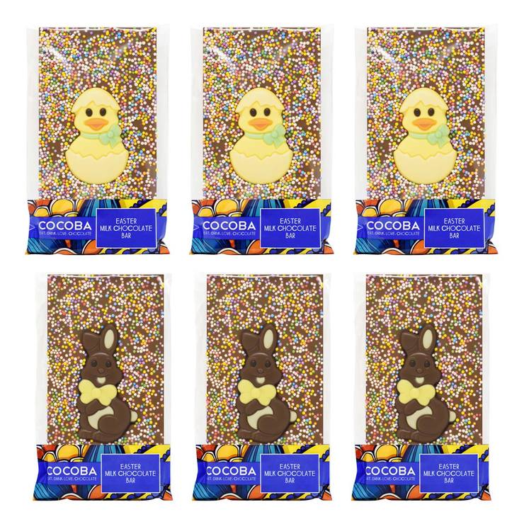 6 Easter Character bars in wrappers 6 Easter Character bars in wrappers