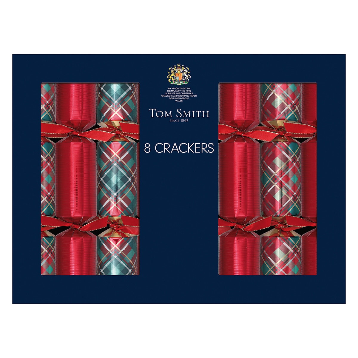 Tom Smith 14 Inch Christmas Crackers 8 Pack