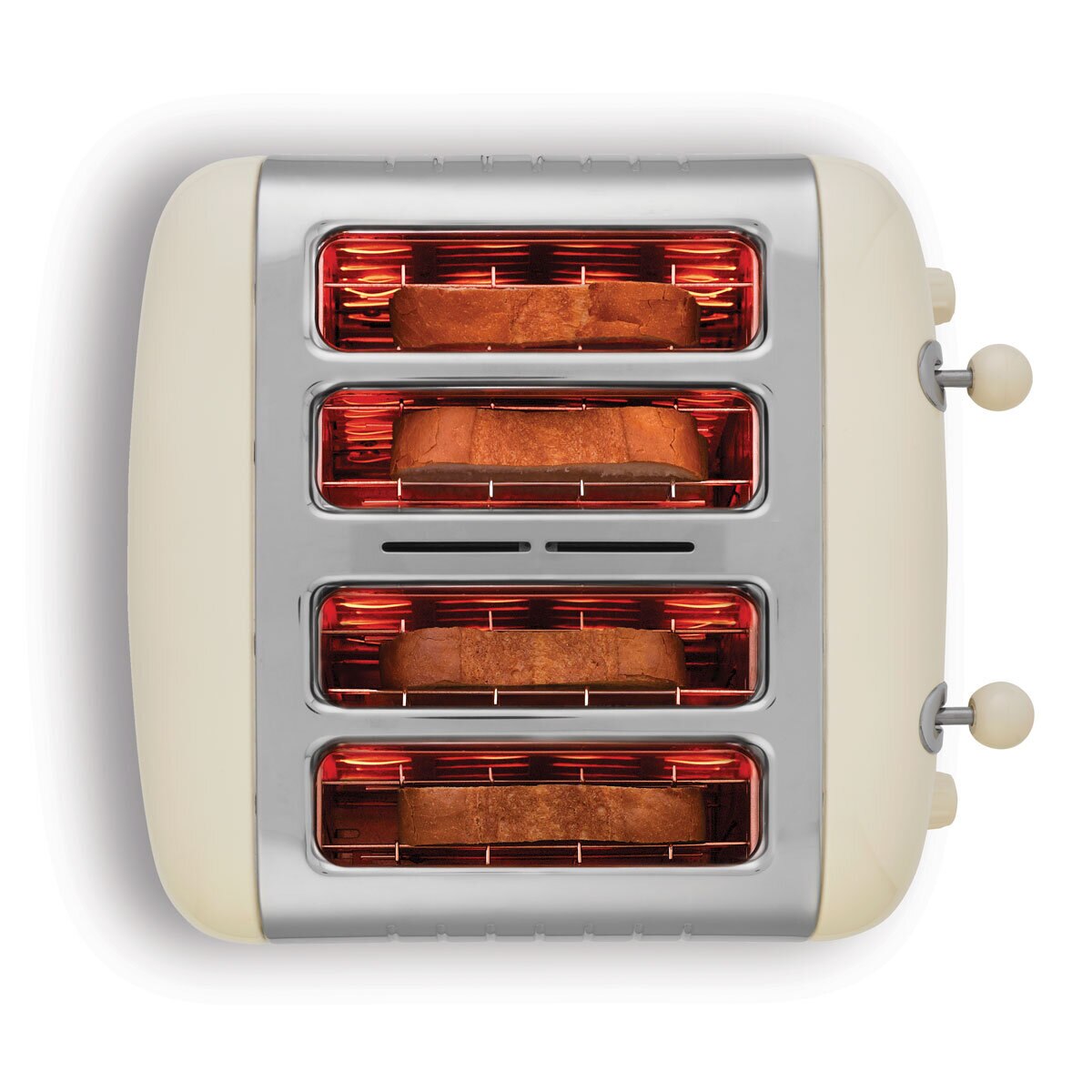 Toaster with toast in