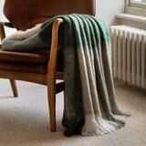 Gallery Heritage Green Check Faux Mohair Throw, 130 x 170 cm Gallery Heritage Green Check Faux Mohair Throw, 130 x 170 cm