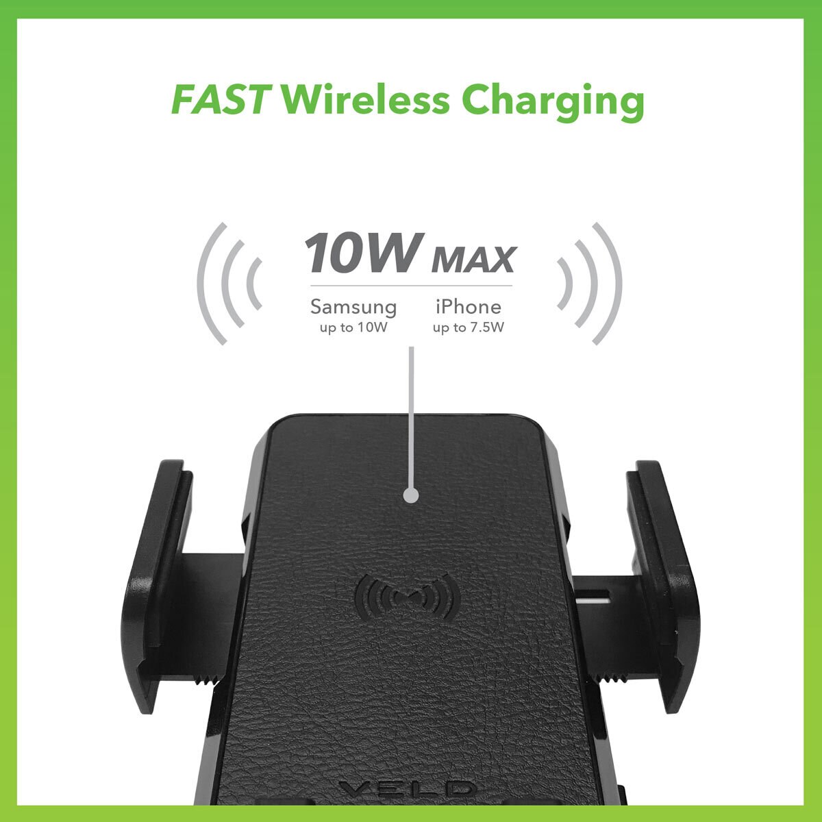 Buy Veld Wireless Car Charger with Super Fast in Car Charger USB Port x 2 at Costco.co.uk