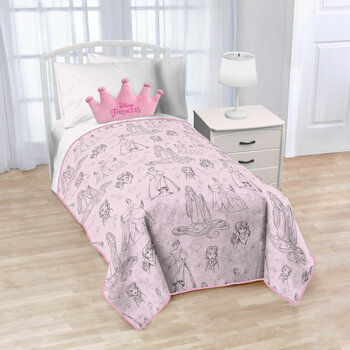 Disney Character Blanket & Nogginz Cushion Set, in 2 Designs