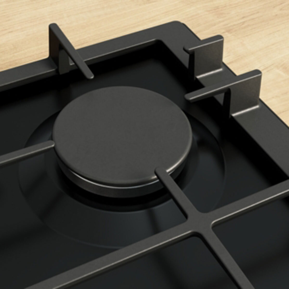 Bosch Series 6, PCP6A6I90, Enamel Gas Hob in Stainless Steel