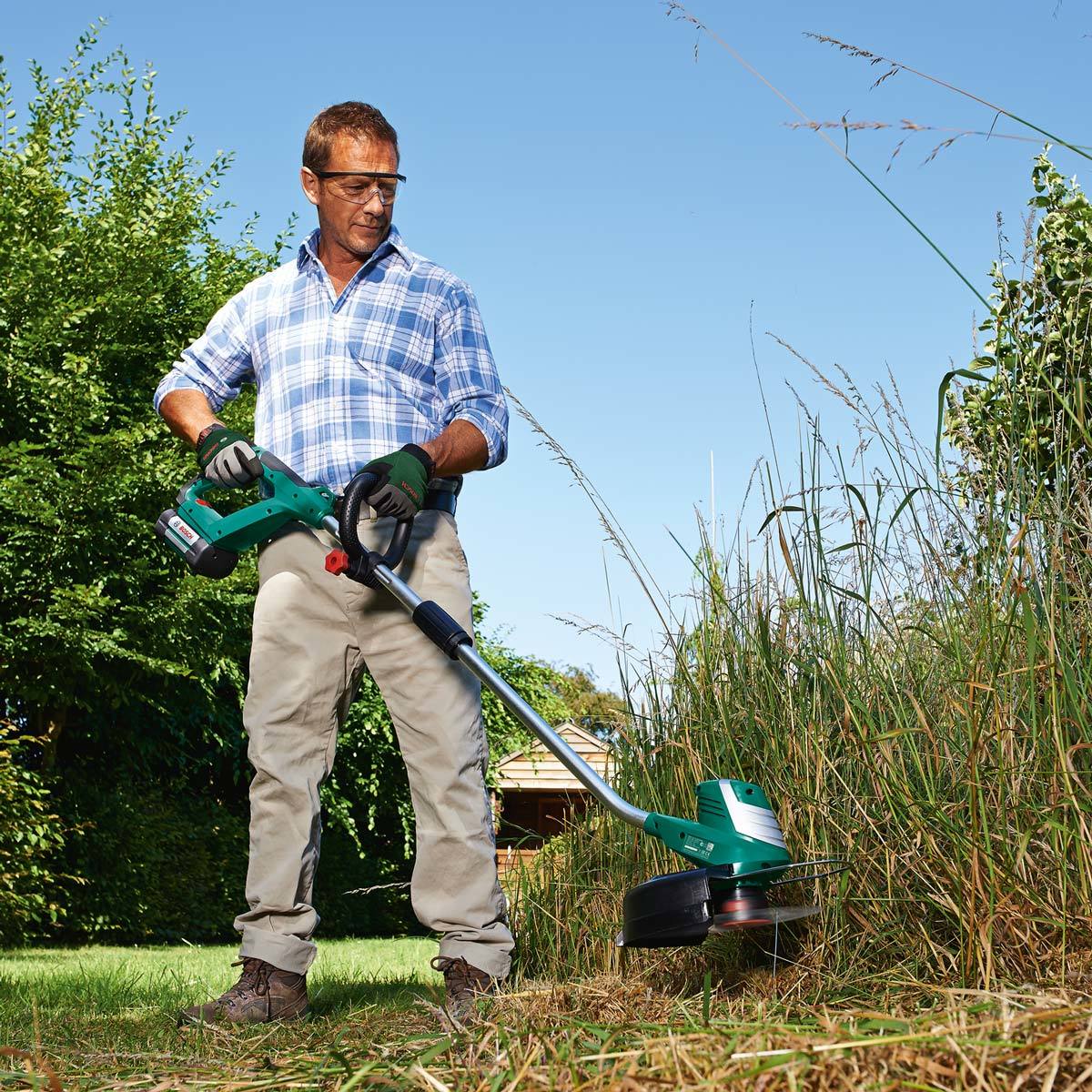 Bosch AdvancedGrassCut 36V Cordless Grass Trimmer With Battery