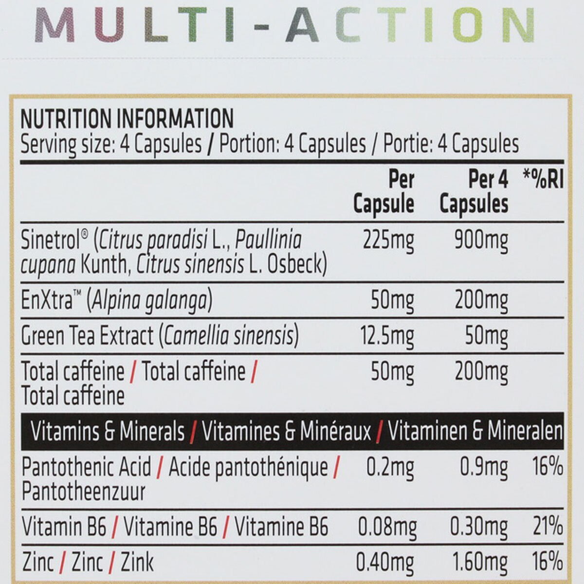 Nutritional Information