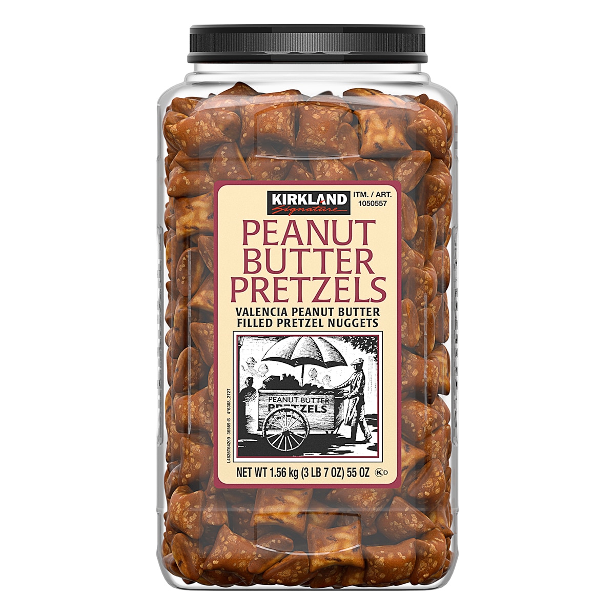 Kirkland Signature Peanut Butter Filled Pretzel Nuggets, 1.56kg