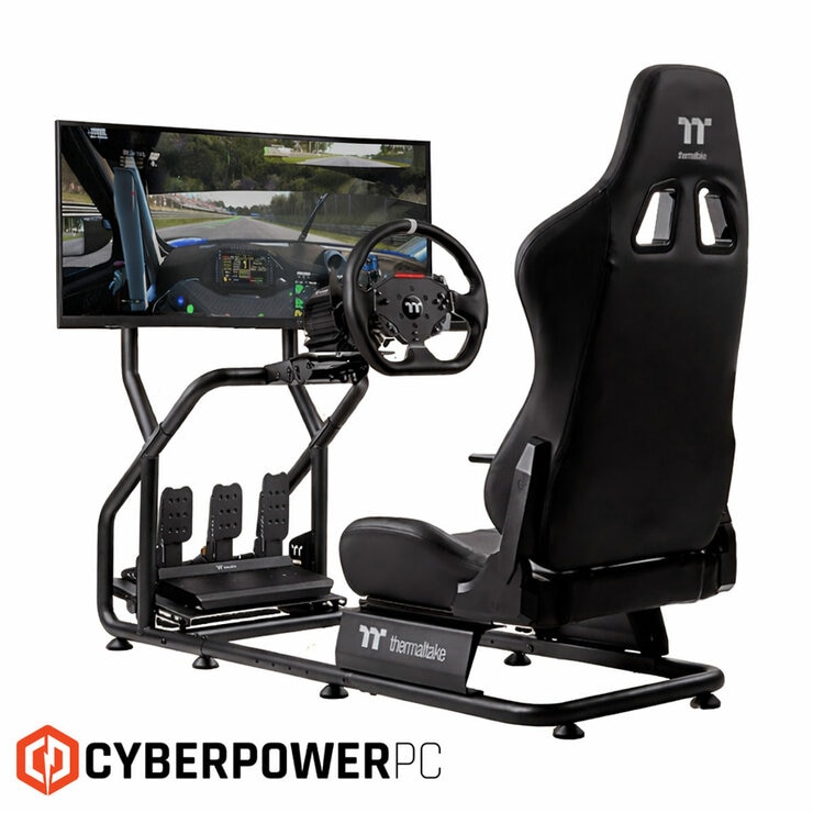 CyberPowerPC Thermaltake GR300 Racing Sim Set 657972 CyberPowerPC Thermaltake GR300 Racing Sim Set 657972