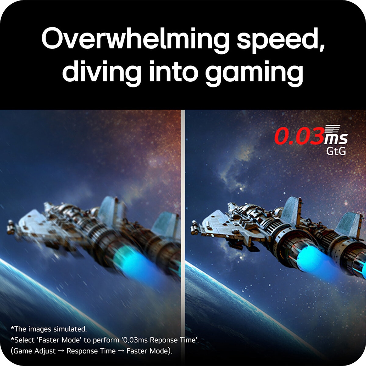 1LG UltraGear 27 Inch QHD 240Hz OLED Gaming Monitor, 27GX700A-B 1LG UltraGear 27 Inch QHD 240Hz OLED Gaming Monitor, 27GX700A-B