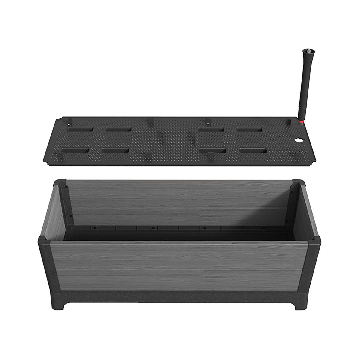 Keter Cortina 1.1m Raised Garden Bed with Self-Watering System
