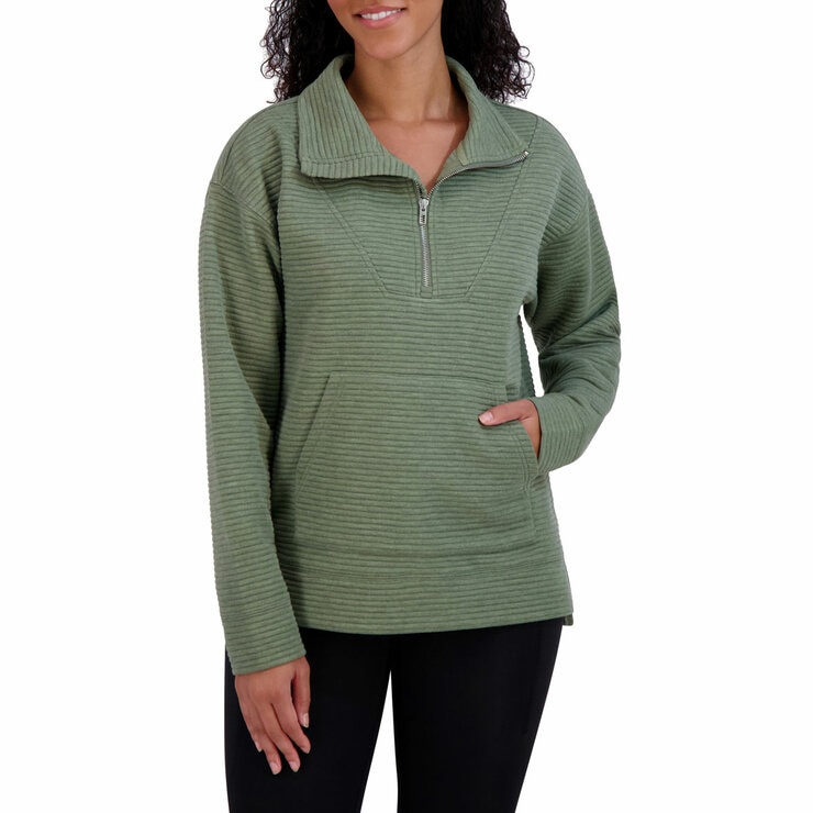 Kirkland Signature Ladies Ottoman 1/2 Zip Kirkland Signature Ladies Ottoman 1/2 Zip