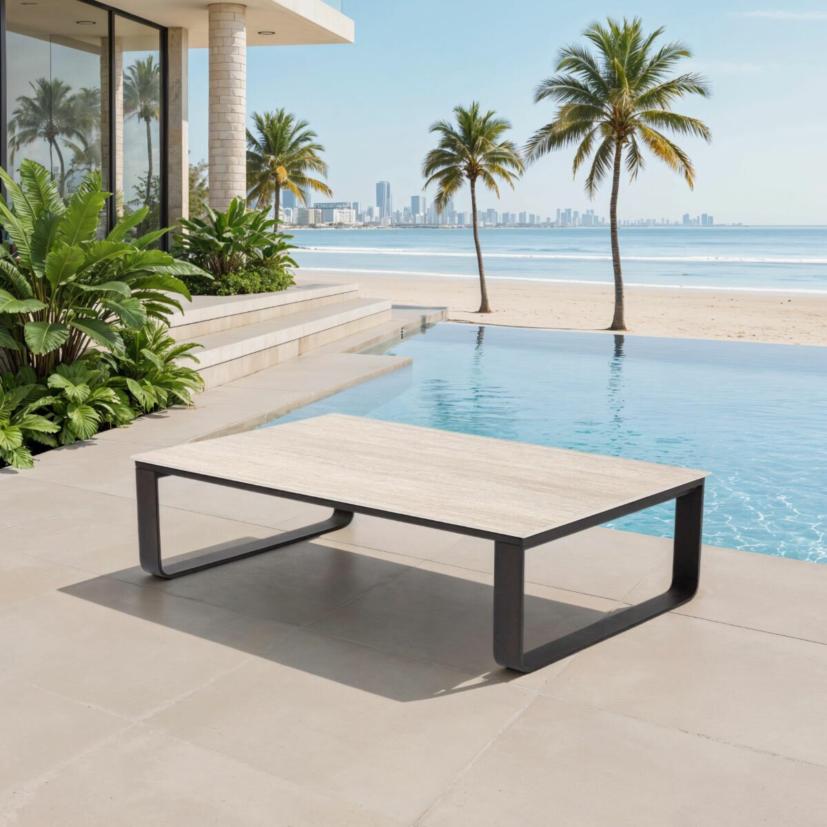 MoDe Living Calgary 4 Piece Deep Seating Set + Cover