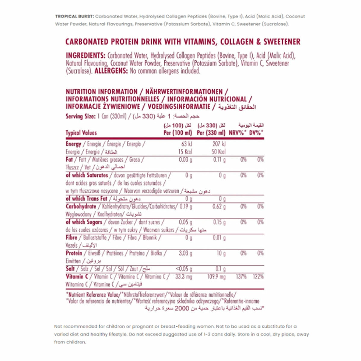 Nutritional Information Nutritional Information