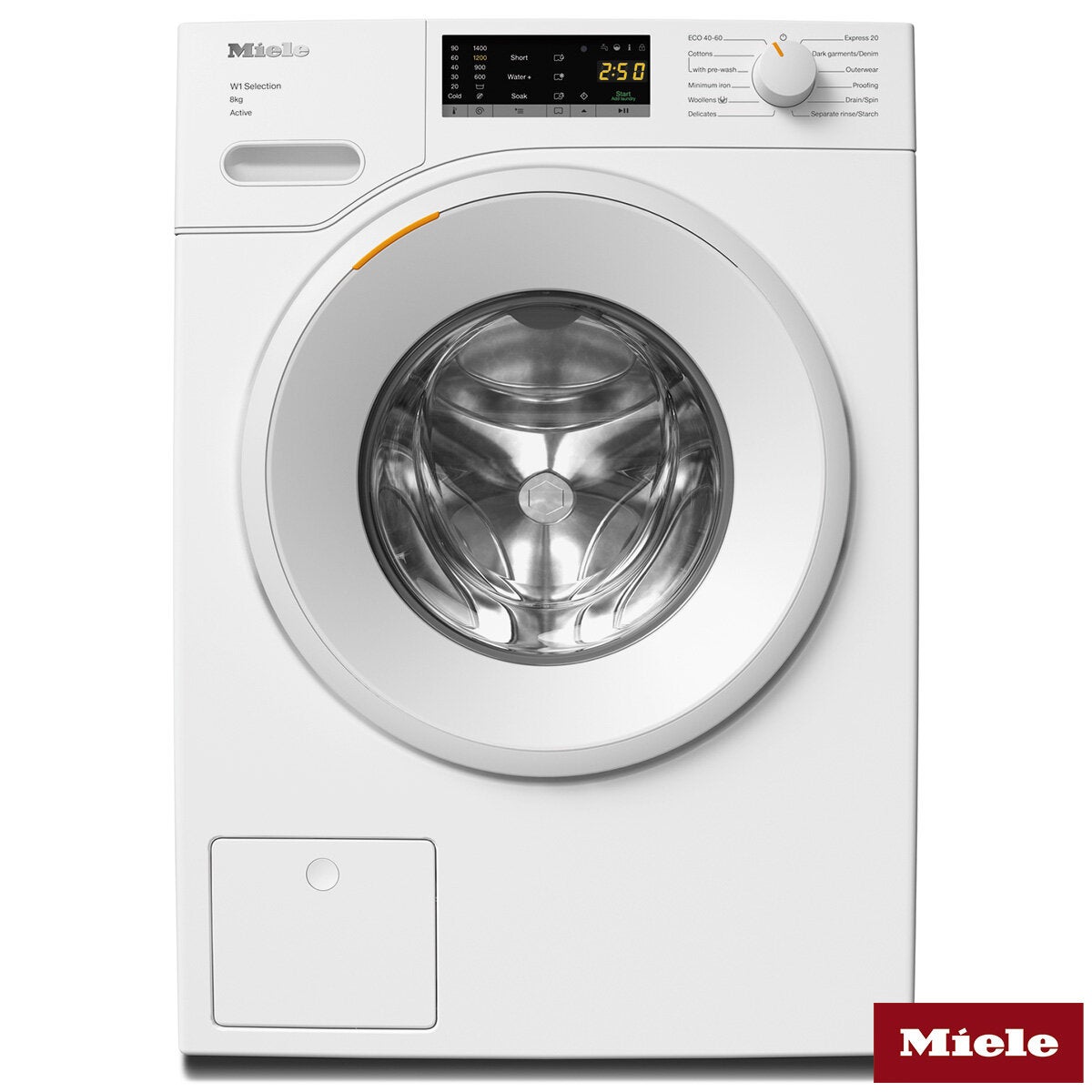 Miele WSA123 WCS, 8kg Washing Machine, A Rated in White Miele WSA123 WCS, 8kg Washing Machine, A Rated in White