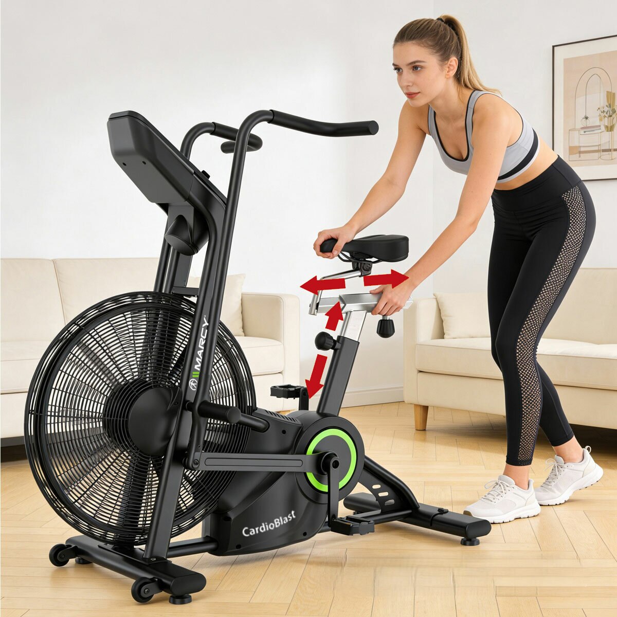 Marcy CardioBlast Premium Home Assault Bike
