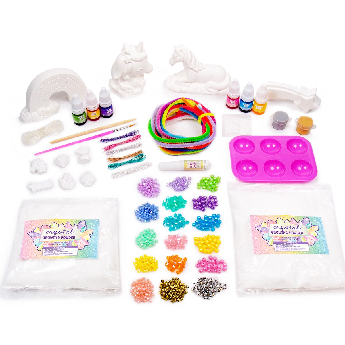 unicorn crystal set assortment