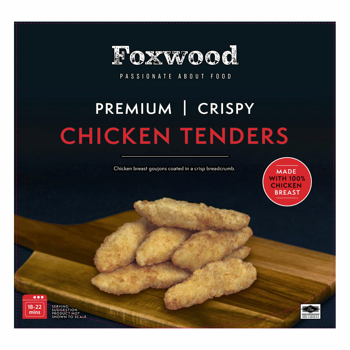 Foxwood Premium Chicken Tenders, 2kg
