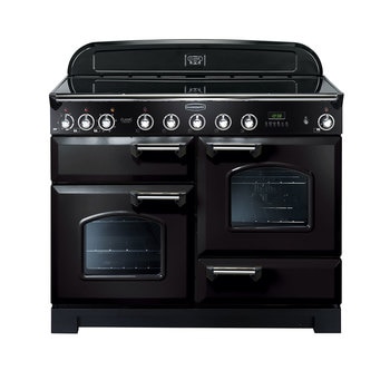 Rangemaster CDL110EIBL/C Induction Range Cooker, A Rated in Black