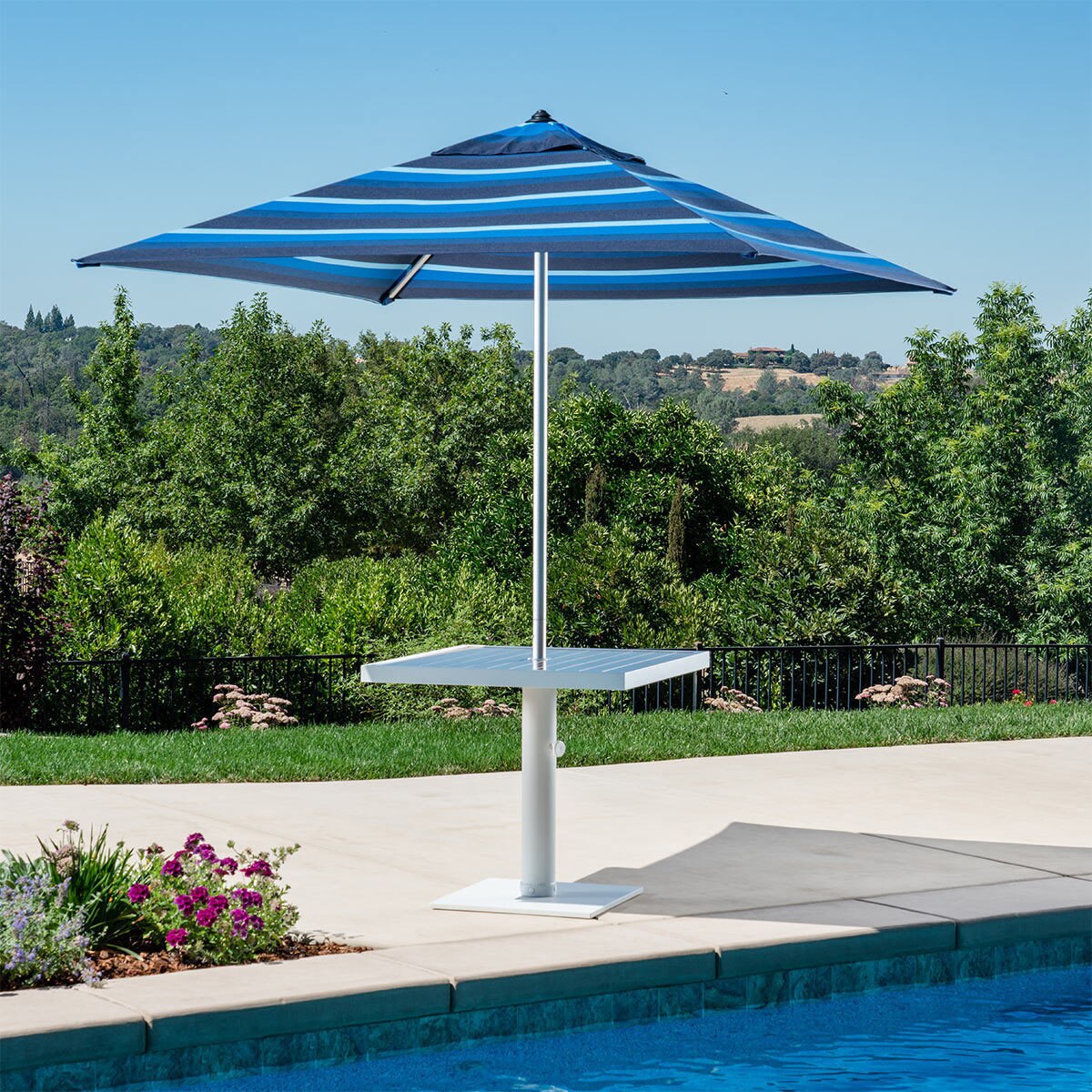 Santorini 6 Piece Sling Bistro Set + Umbrella Costco UK